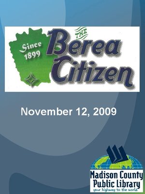 cover image of The Berea Citizen 2009 11/12